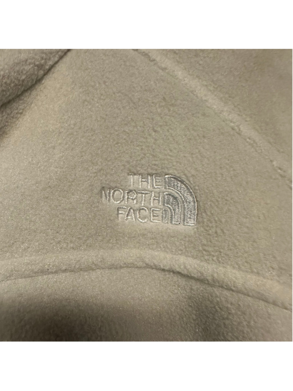 The North Face Fleece Jacket Women’s size Medium Beige cream - Picture 5 of 8